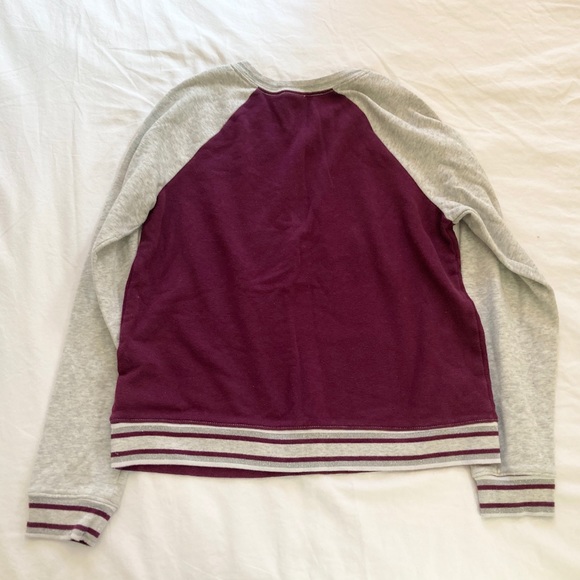 Kids varsity stripe sweatshirt - Picture 2 of 2